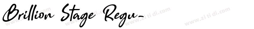 Brillion Stage Regu字体转换